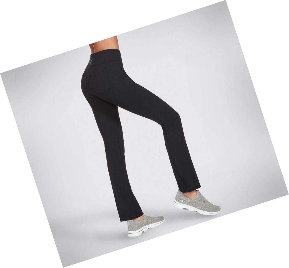 Pantalones Skechers GO WALK OG Regular Length Mujer Negras | 6A9AR_AR