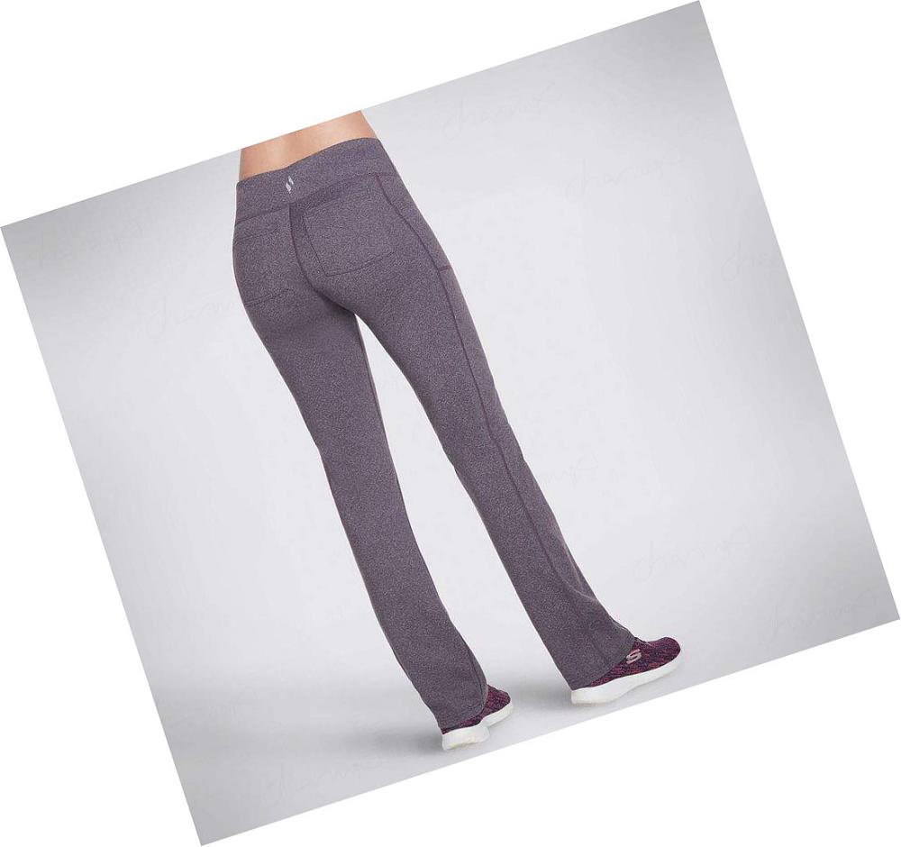 Pantalones Skechers GOflex Luxe 4 Pocket Mujer Moradas | 5269D_AR