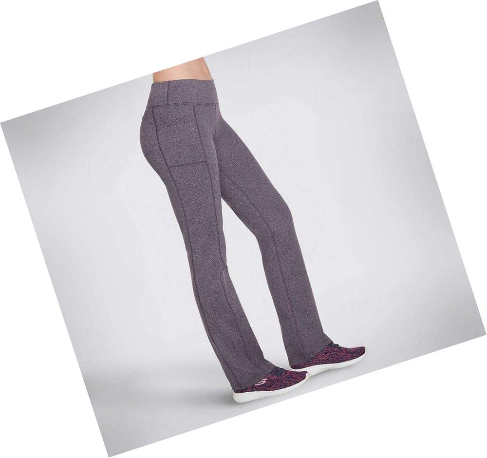 Pantalones Skechers GOflex Luxe 4 Pocket Mujer Moradas | 5269D_AR