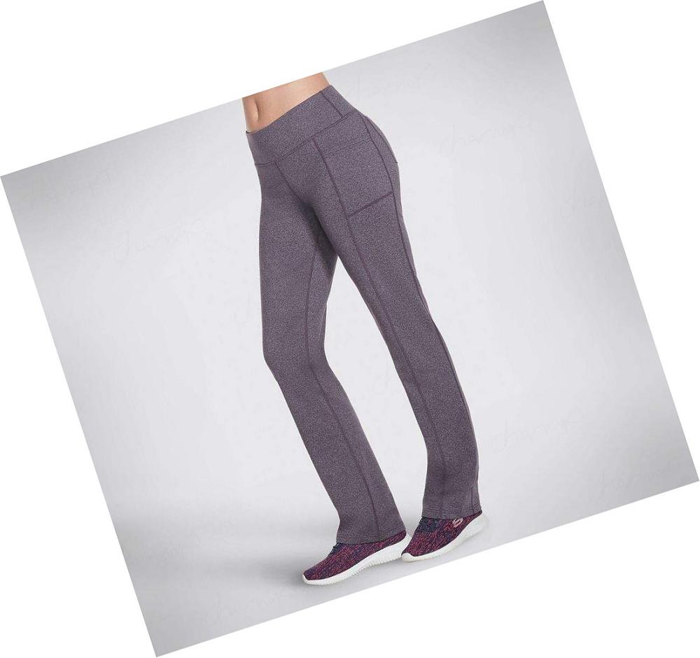 Pantalones Skechers GOflex Luxe 4 Pocket Mujer Moradas | 5269D_AR