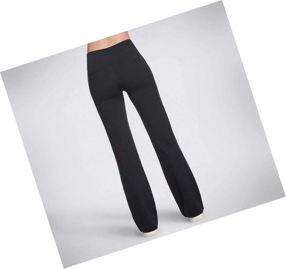 Pantalones Skechers GOwalk GO Knit Ultra Mujer Negras | 5A9AL_AR