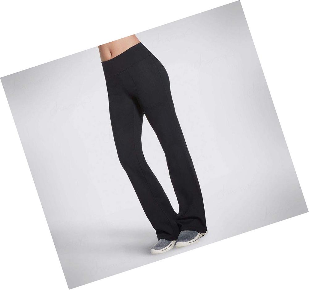 Pantalones Skechers GOwalk GO Knit Ultra Mujer Negras | 5A9AL_AR