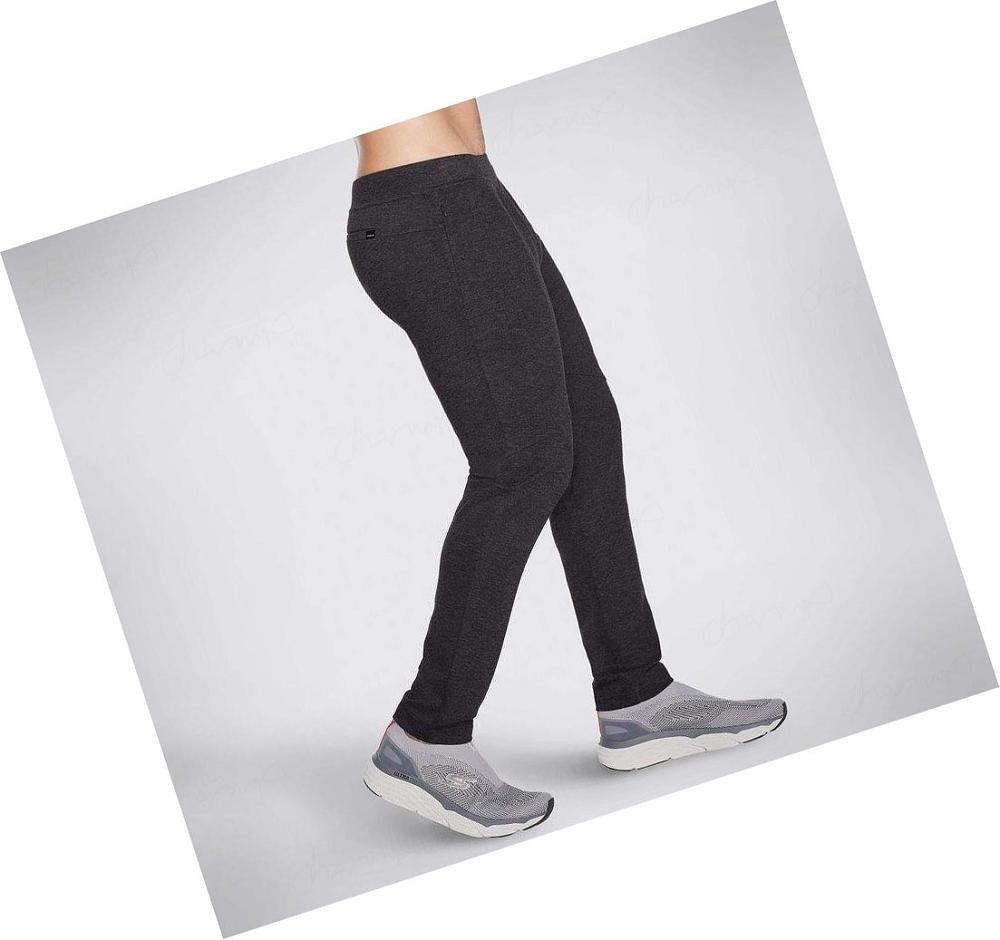 Pantalones Skechers GOwalk GOknit Ultra Loft Hombre Negras | 336AS_AR