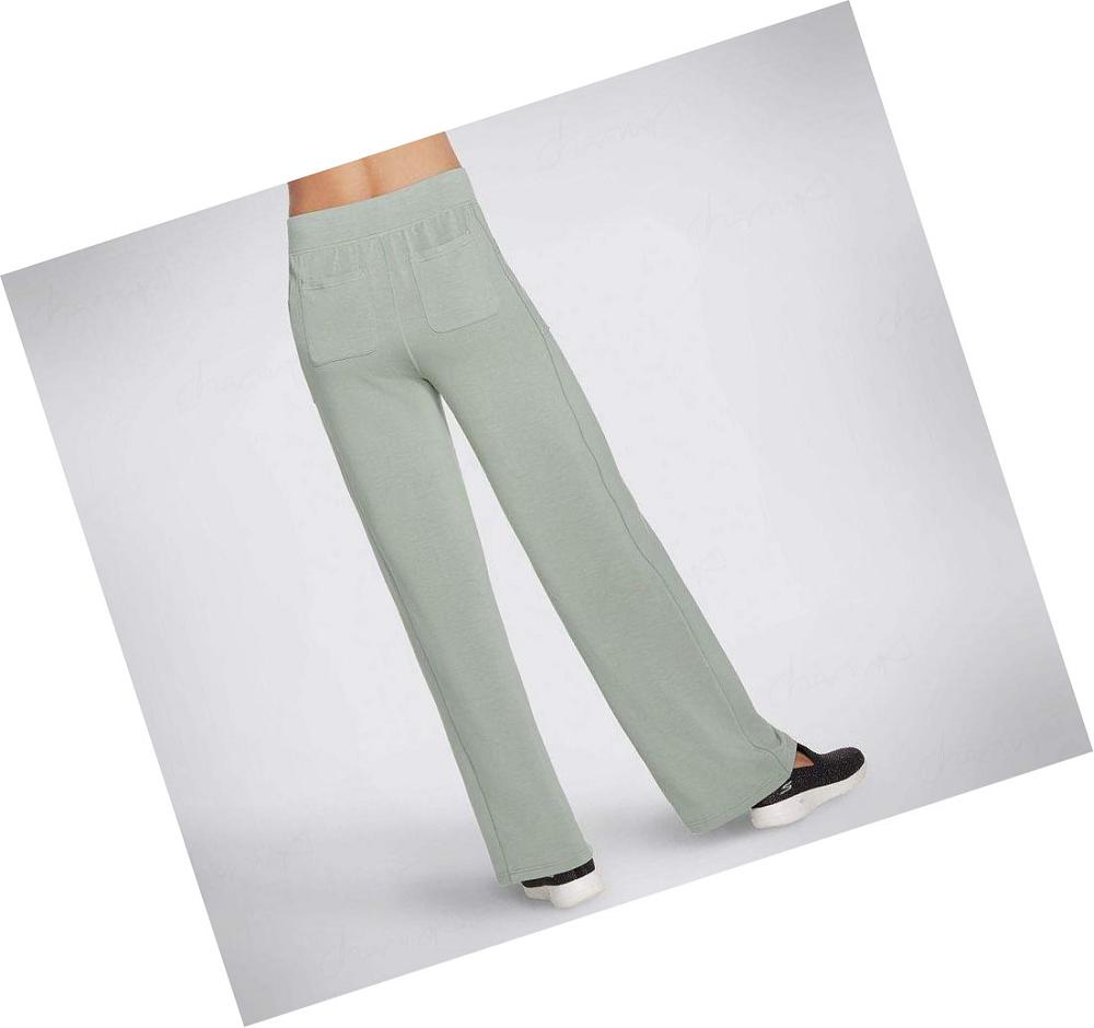 Pantalones Skechers SKECHLUXE Restful 4-Pocket Mujer Verde Oliva | 5A193_AR