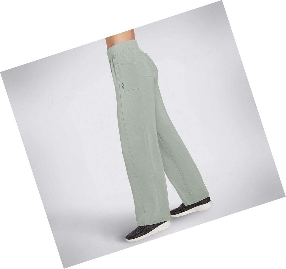 Pantalones Skechers SKECHLUXE Restful 4-Pocket Mujer Verde Oliva | 5A193_AR