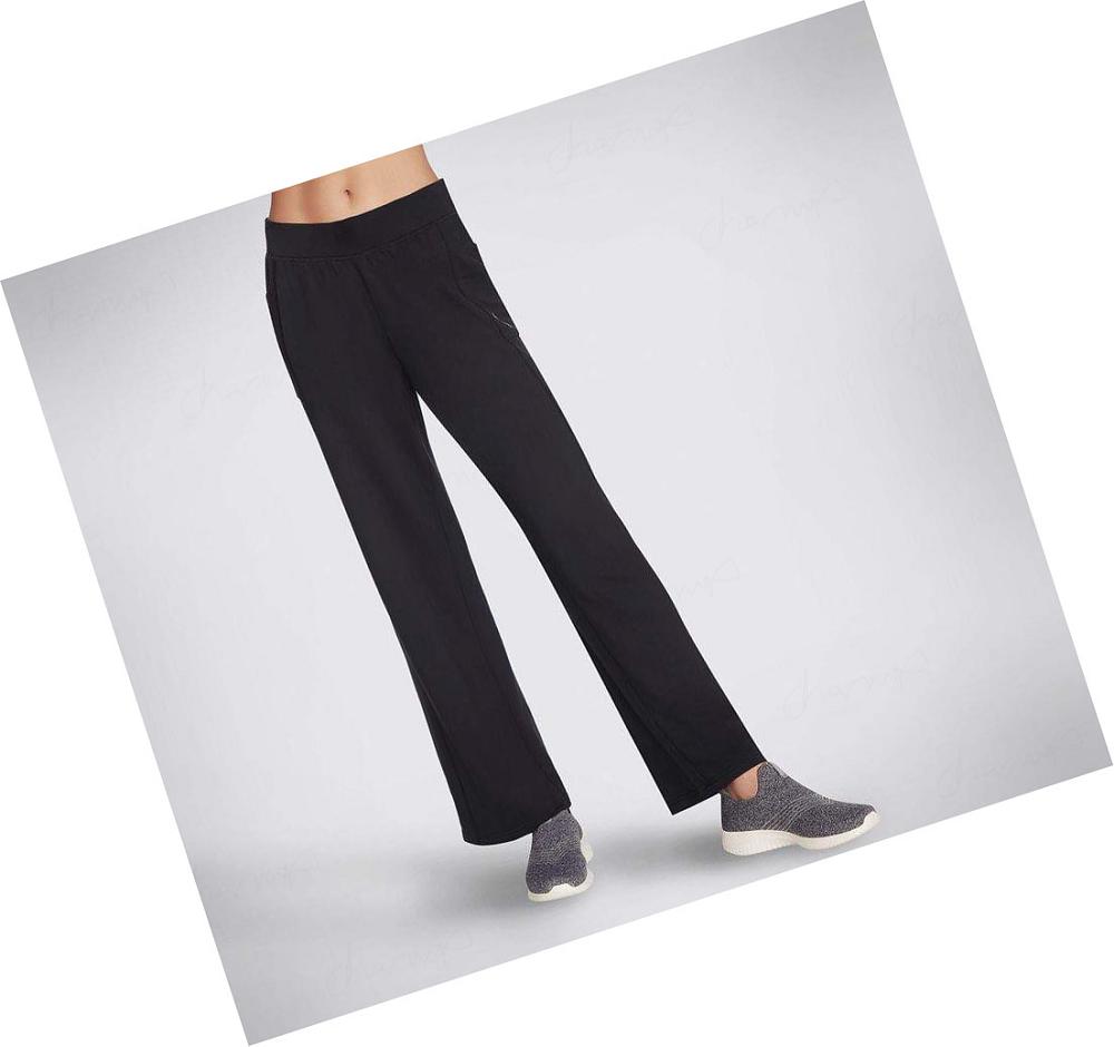 Pantalones Skechers SKECHLUXE Restful 4-Pocket Mujer Negras | 5A3AA_AR