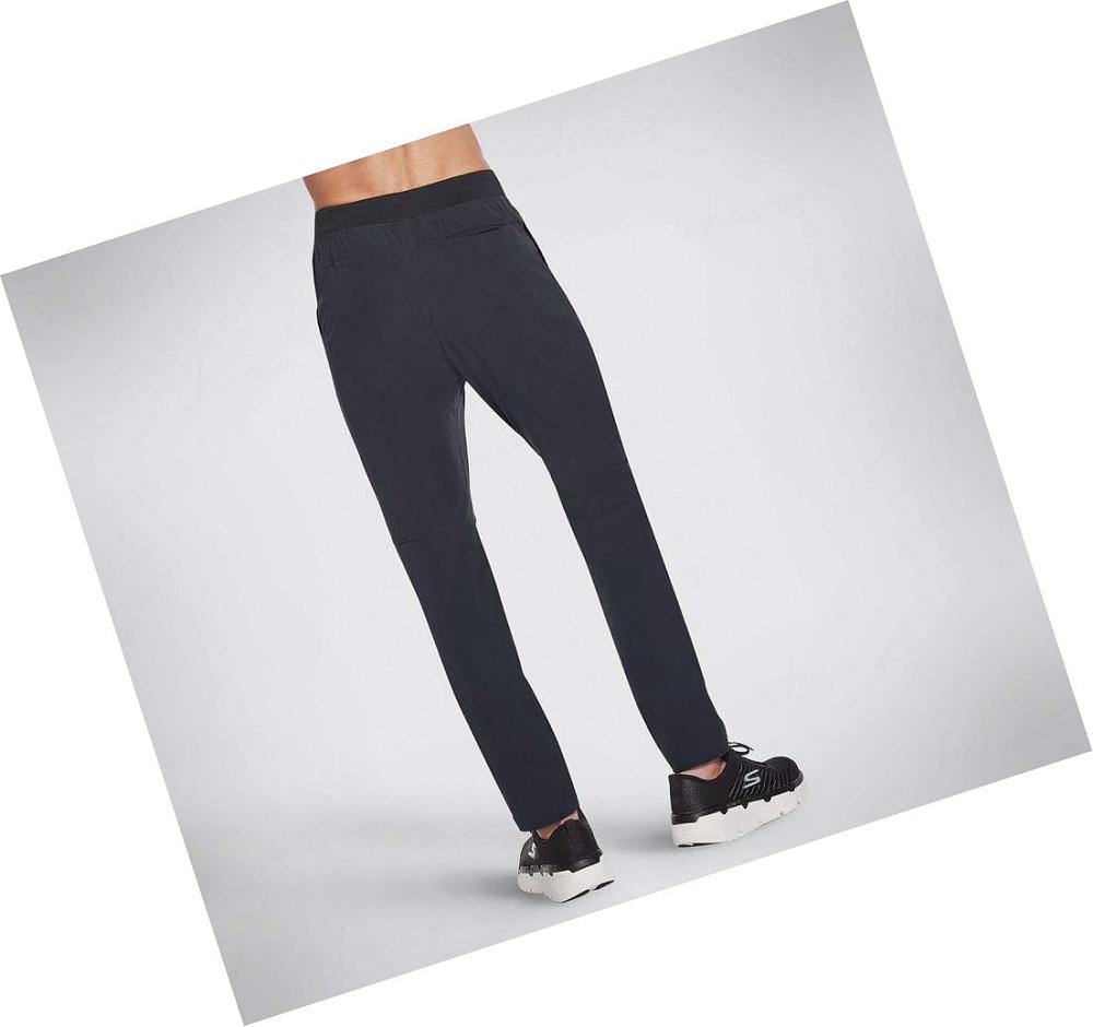 Pantalones Skechers SKECHWEAVE Premium Tapered Hombre Negras | 3300A_AR