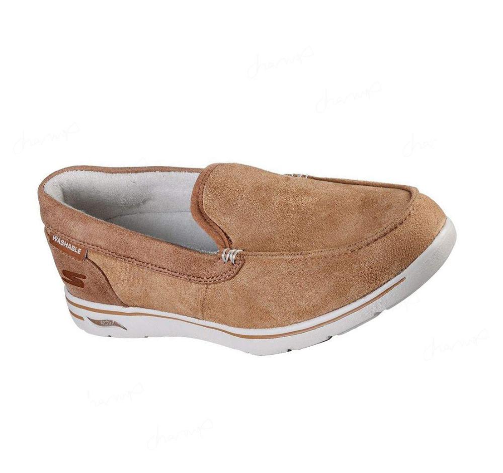 Pantuflas Skechers Arch Fit Lounge - Cirrus Hombre Marrones | 6808B_AR