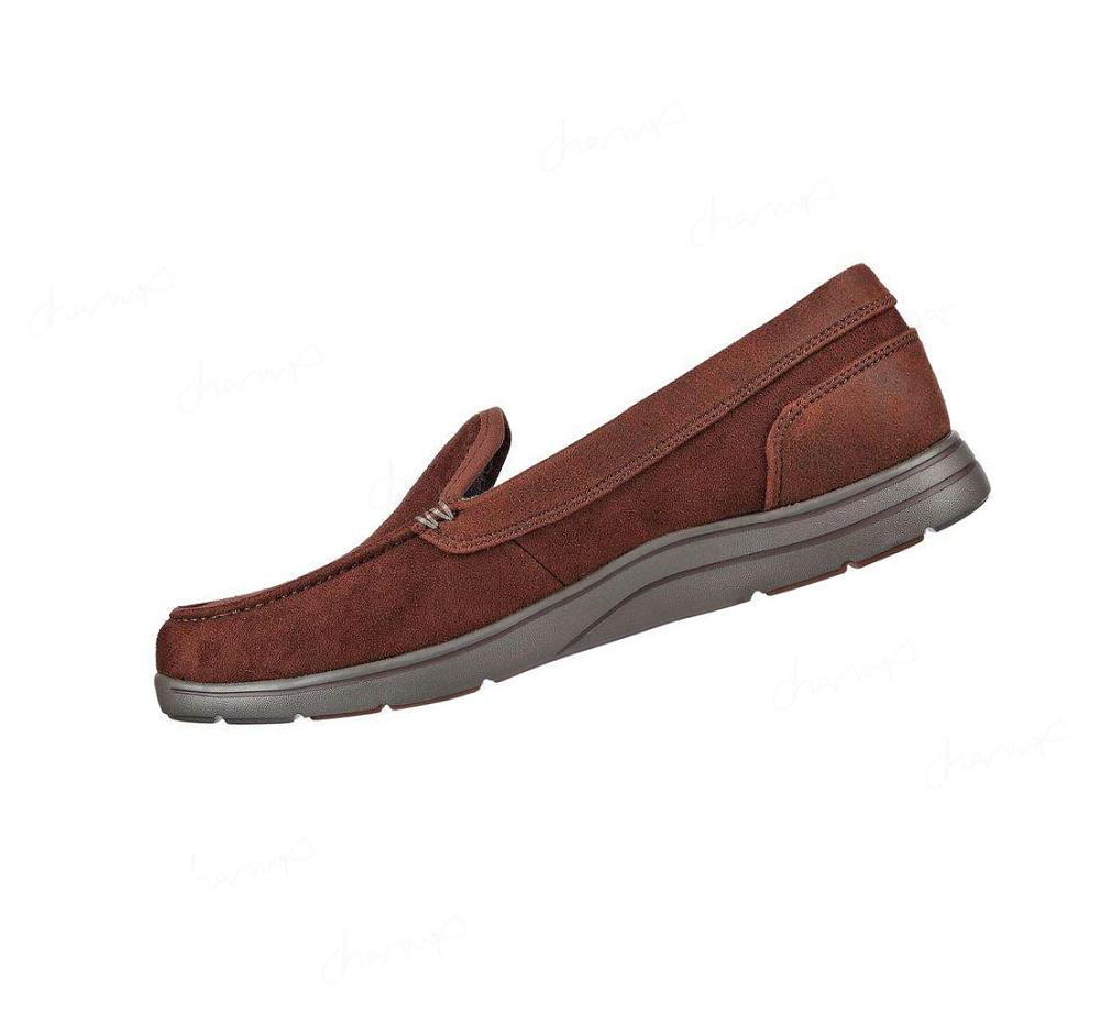 Pantuflas Skechers Arch Fit Lounge - Cirrus Hombre Chocolate | 6T83D_AR