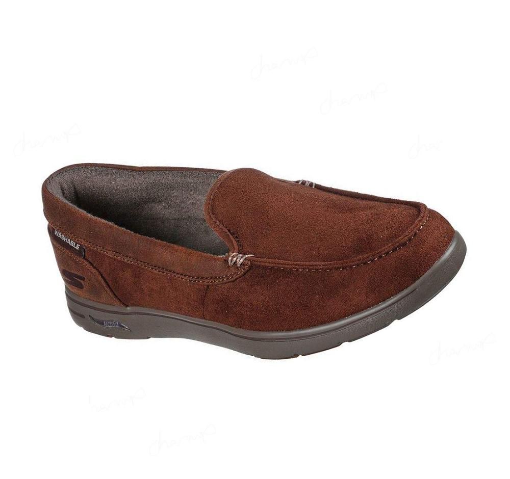 Pantuflas Skechers Arch Fit Lounge - Cirrus Hombre Chocolate | 6T83D_AR