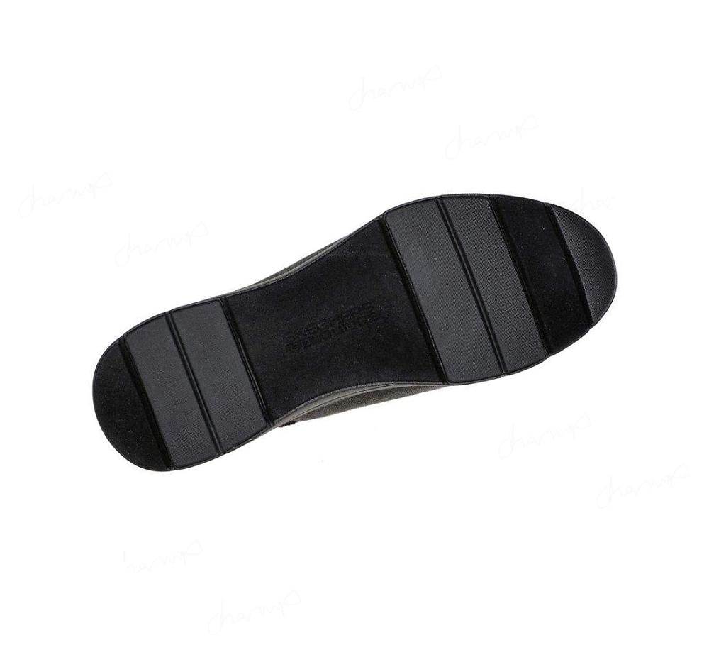 Pantuflas Skechers Arch Fit Lounge Hombre Negras | 6858R_AR