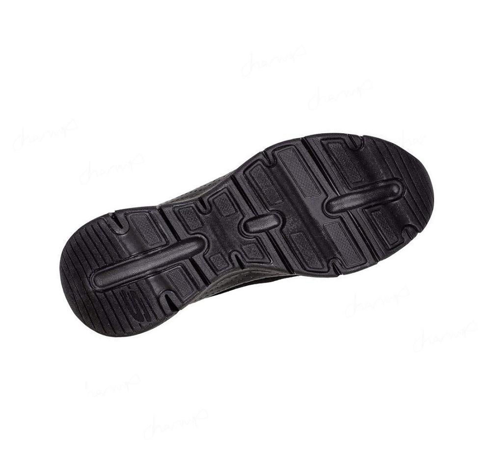 Pantuflas Skechers Arch Fit Smooth Mujer Negras | 6092L_AR