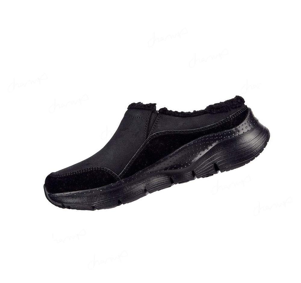 Pantuflas Skechers Arch Fit Smooth Mujer Negras | 6092L_AR