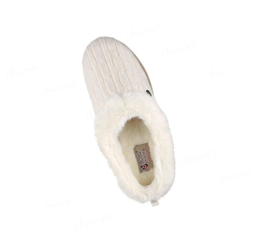 Pantuflas Skechers BOBS Keepsakes - Ice Angel Mujer Beige | 636TD_AR