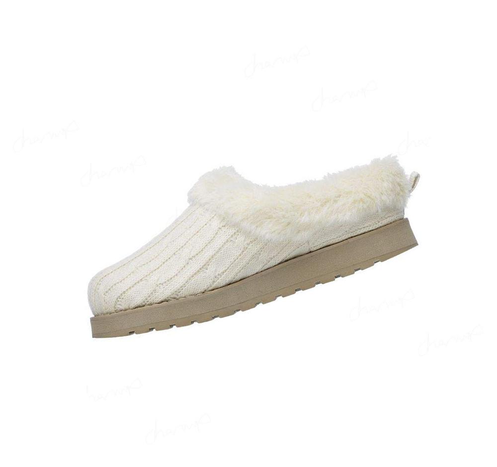 Pantuflas Skechers BOBS Keepsakes - Ice Angel Mujer Beige | 636TD_AR