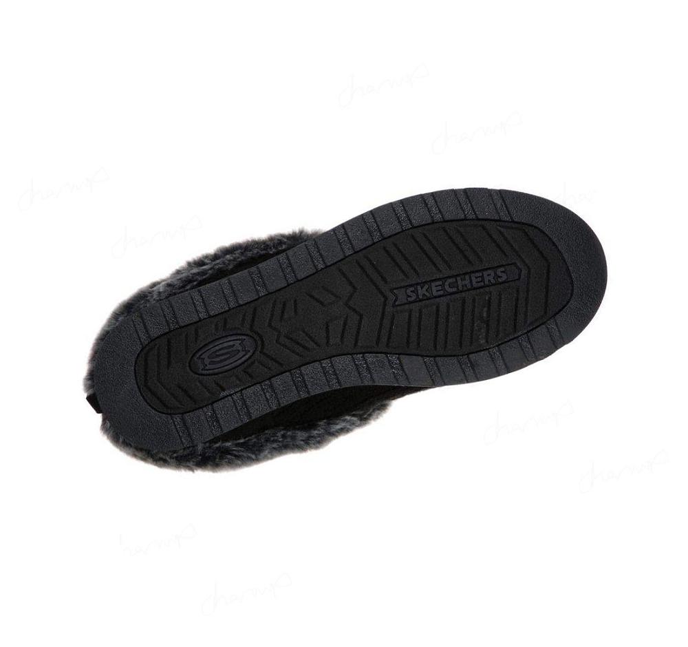 Pantuflas Skechers BOBS Keepsakes - Ice Angel Mujer Negras | 6380S_AR