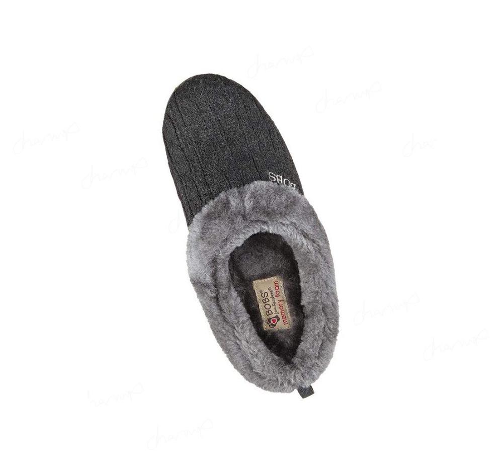 Pantuflas Skechers BOBS Keepsakes - Ice Angel Mujer Gris | 63T8L_AR