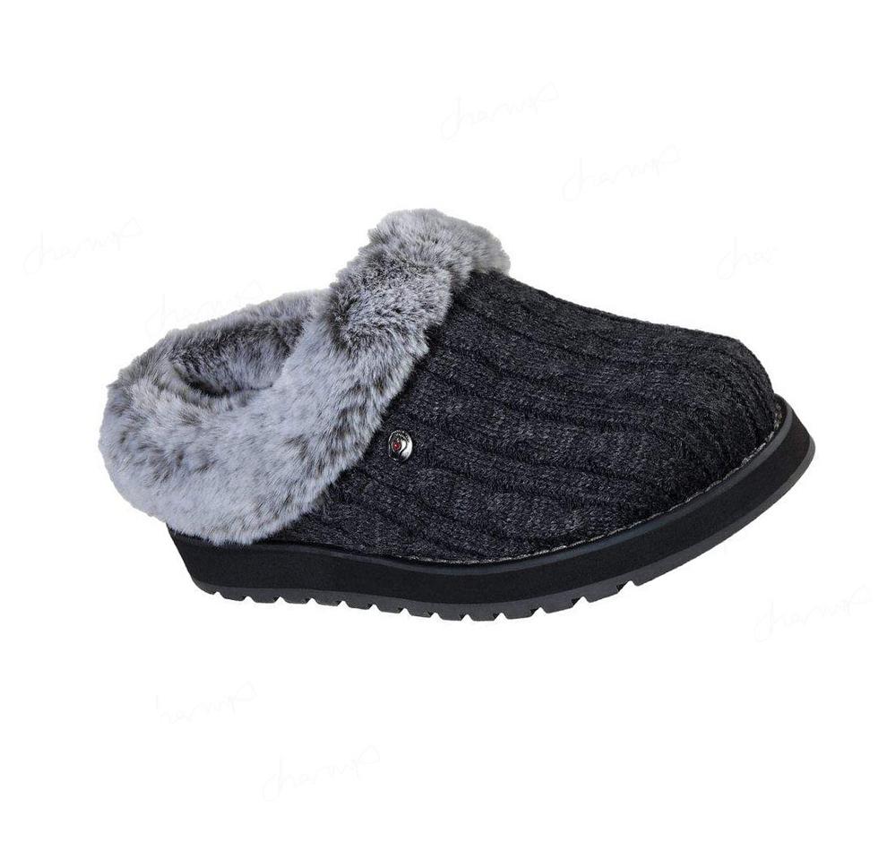 Pantuflas Skechers BOBS Keepsakes - Ice Angel Mujer Gris | 63T8L_AR