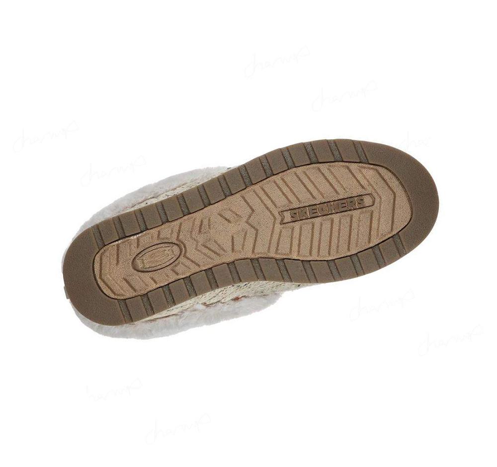 Pantuflas Skechers BOBS Keepsakes - Instant Flash Mujer Beige | 6A010_AR