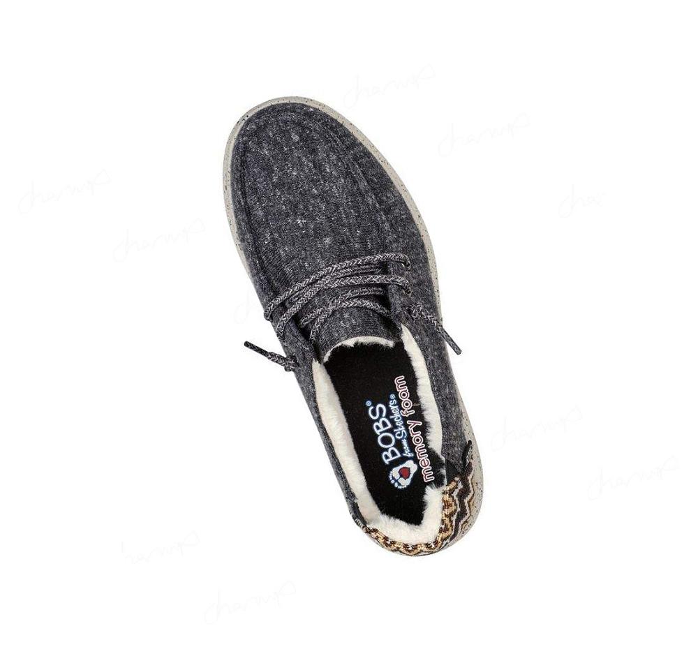 Pantuflas Skechers BOBS Skipper - Cozyville Mujer Gris | 6A28L_AR