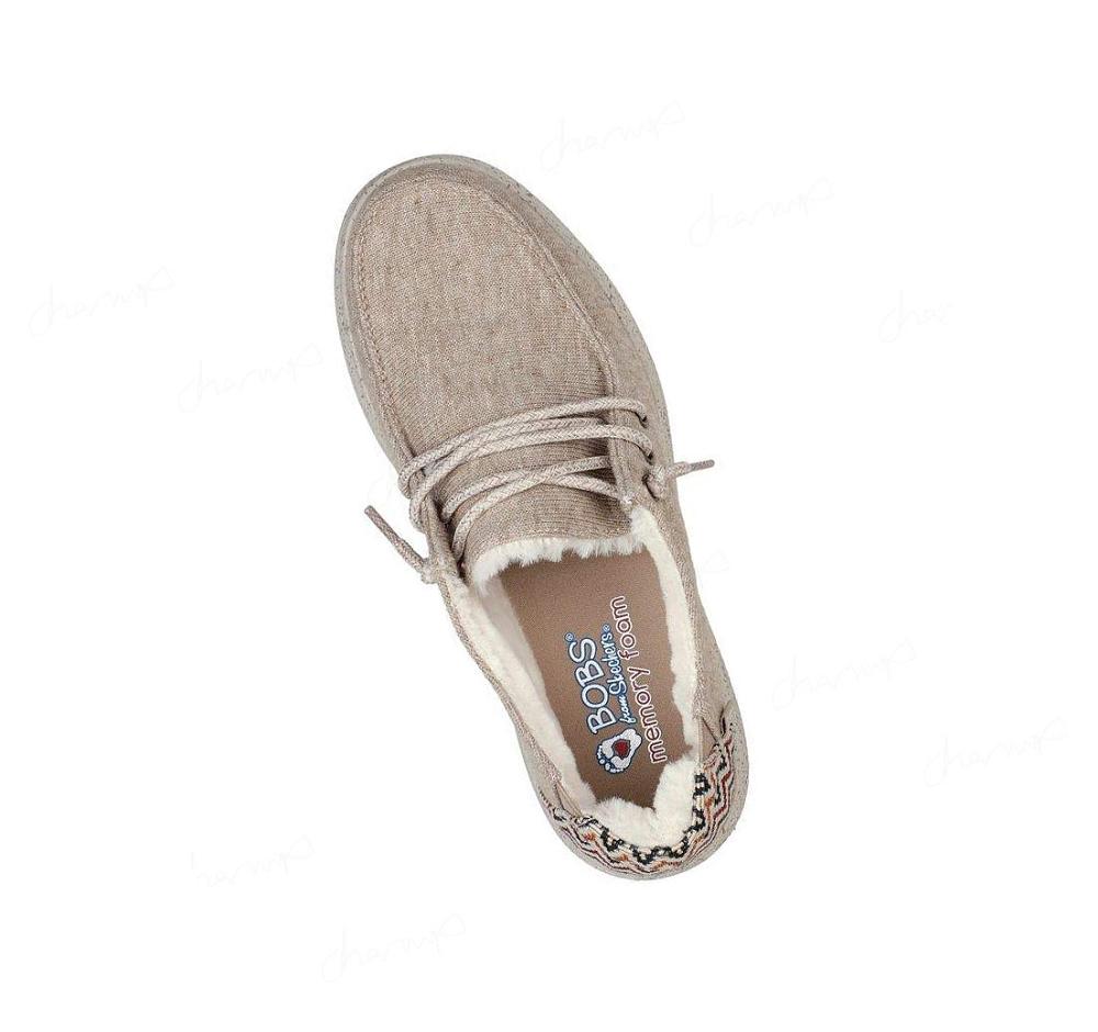 Pantuflas Skechers BOBS Skipper - Cozyville Mujer Gris Marrones | 6A30L_AR