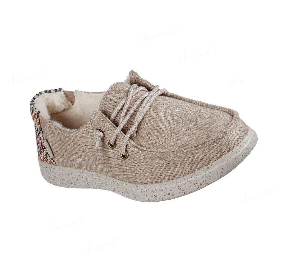 Pantuflas Skechers BOBS Skipper - Cozyville Mujer Gris Marrones | 6A30L_AR