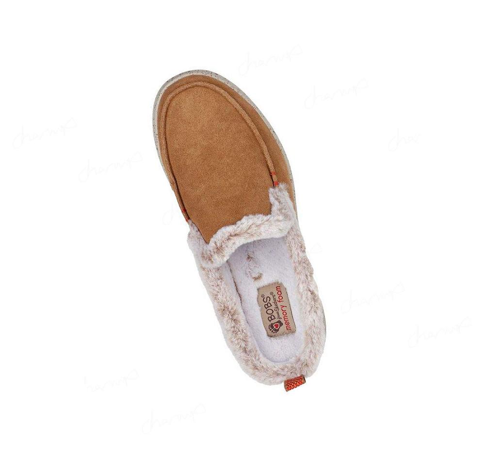 Pantuflas Skechers BOBS Skipper - Modern Mix Mujer Marrones | 6353X_AR