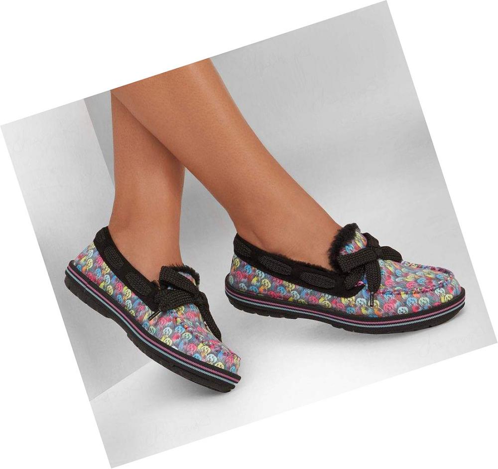 Pantuflas Skechers BOBS Too Cozy - Invierno Stream Mujer Multicolor | 6255B_AR