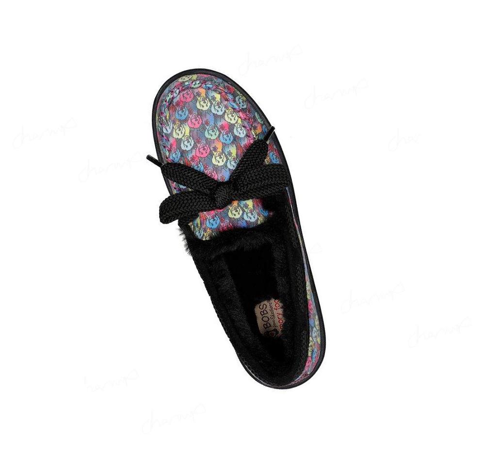 Pantuflas Skechers BOBS Too Cozy - Invierno Stream Mujer Multicolor | 6255B_AR