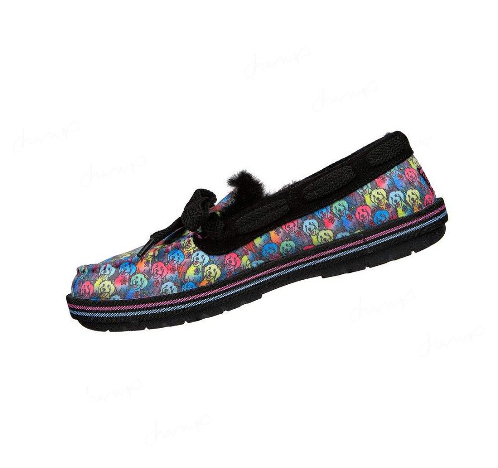 Pantuflas Skechers BOBS Too Cozy - Invierno Stream Mujer Multicolor | 6255B_AR