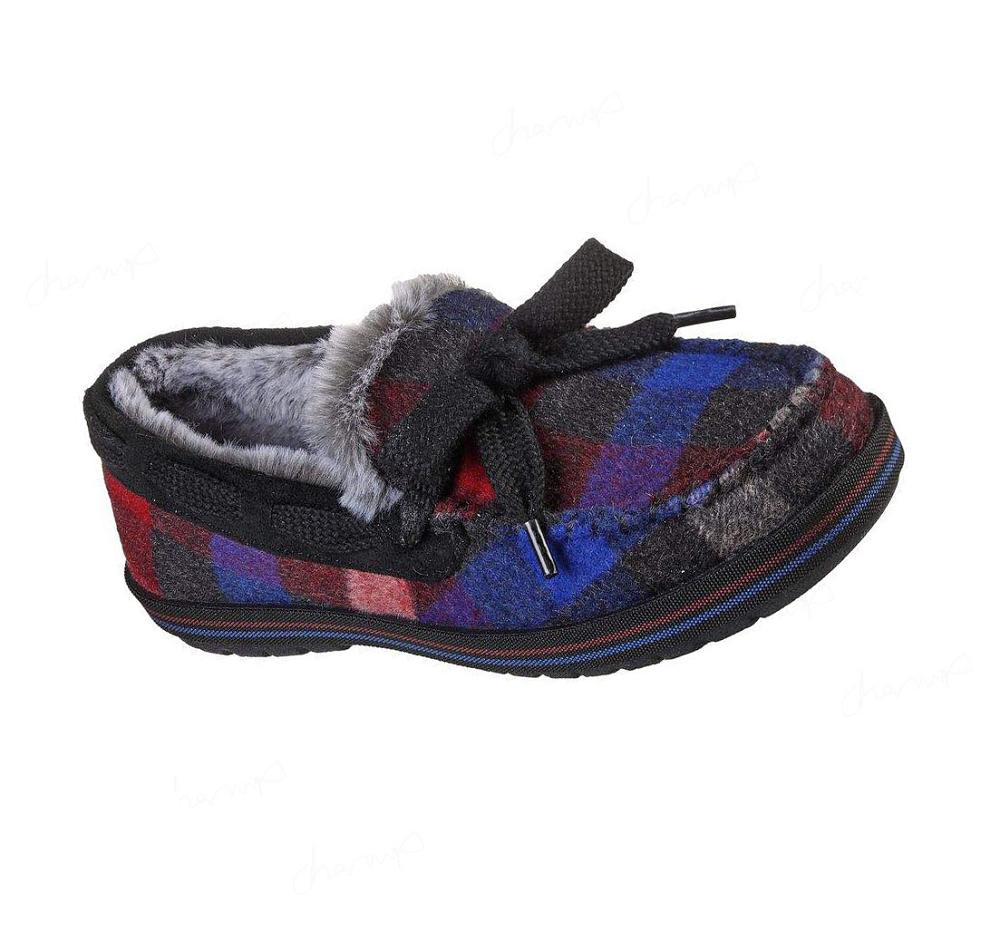 Pantuflas Skechers BOBS Too Cozy - Lumbar Jane Mujer Negras Multicolor | 626T0_AR