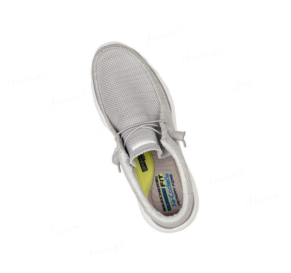 Pantuflas Skechers Bulger - Zenwick Hombre Gris Claro | TA33D_AR