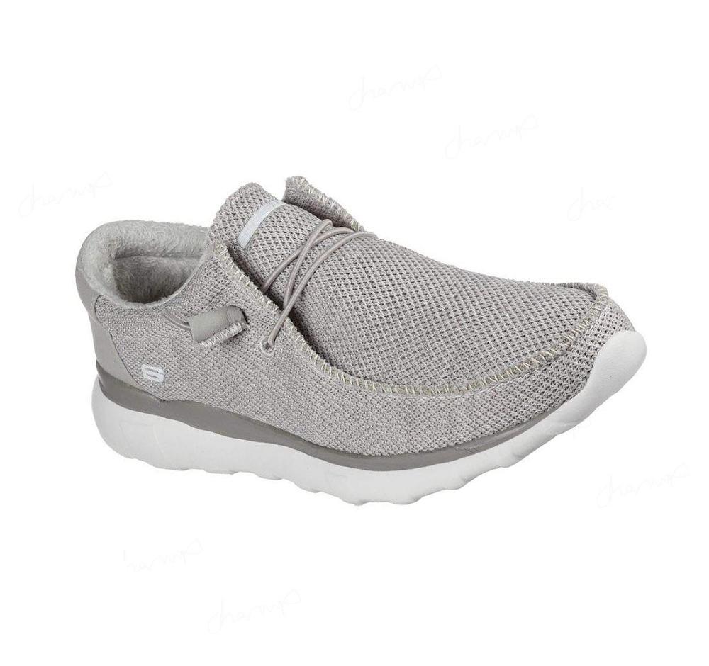 Pantuflas Skechers Bulger - Zenwick Hombre Gris Claro | TA33D_AR