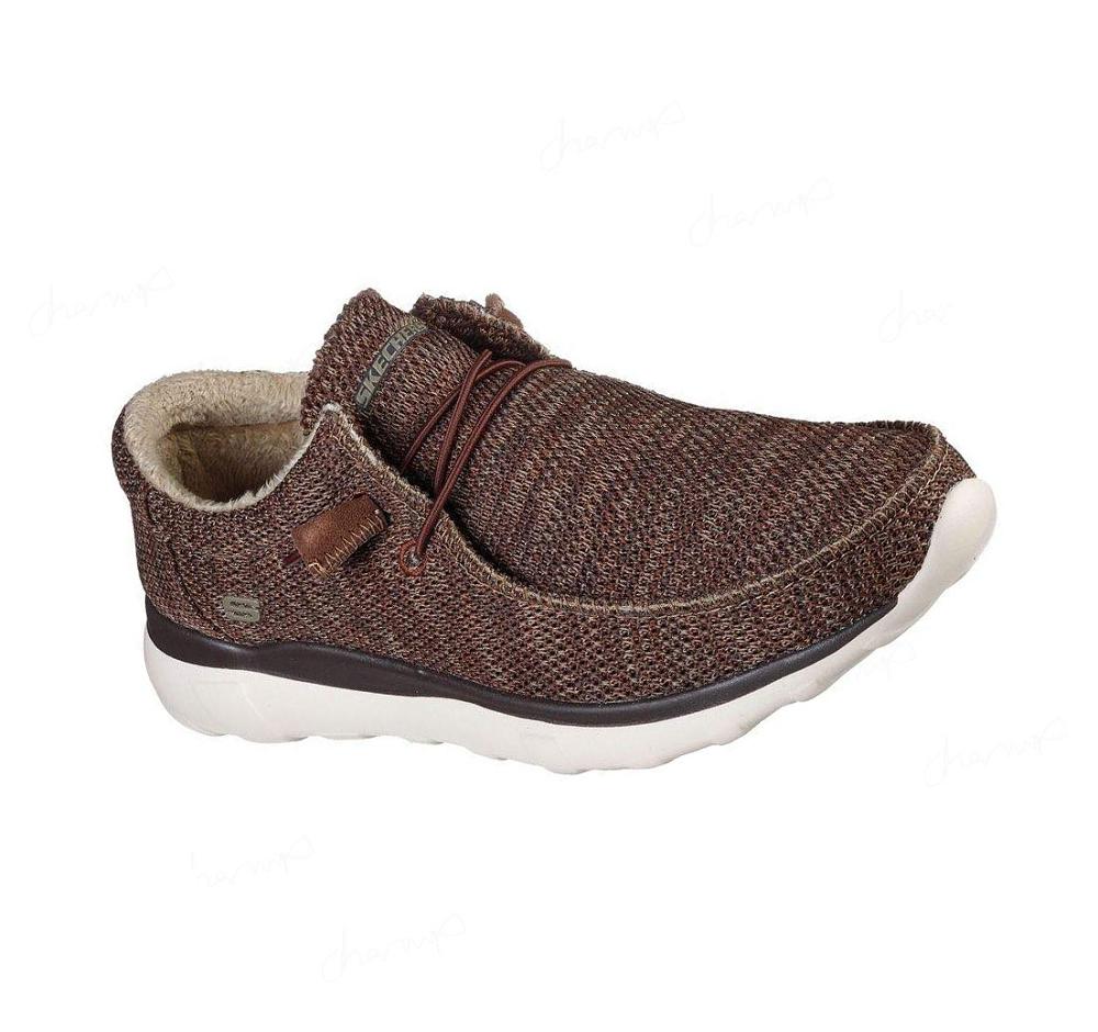 Pantuflas Skechers Bulger - Zenwick Hombre Marrones | TA83G_AR