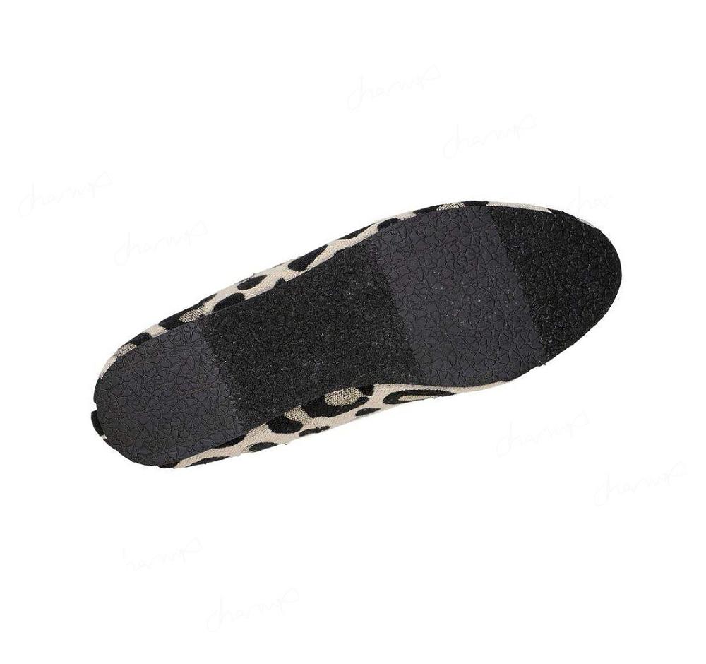 Pantuflas Skechers Cleo Cozy Loafer Mujer Beige Negras | 6A1TG_AR