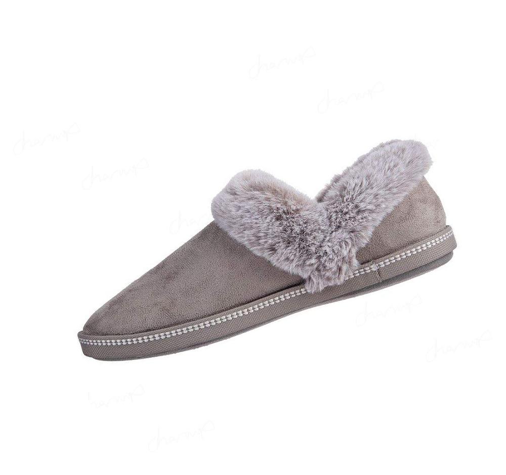 Pantuflas Skechers Cozy Campfire - Fresh Toast Mujer Gris | 6230C_AR