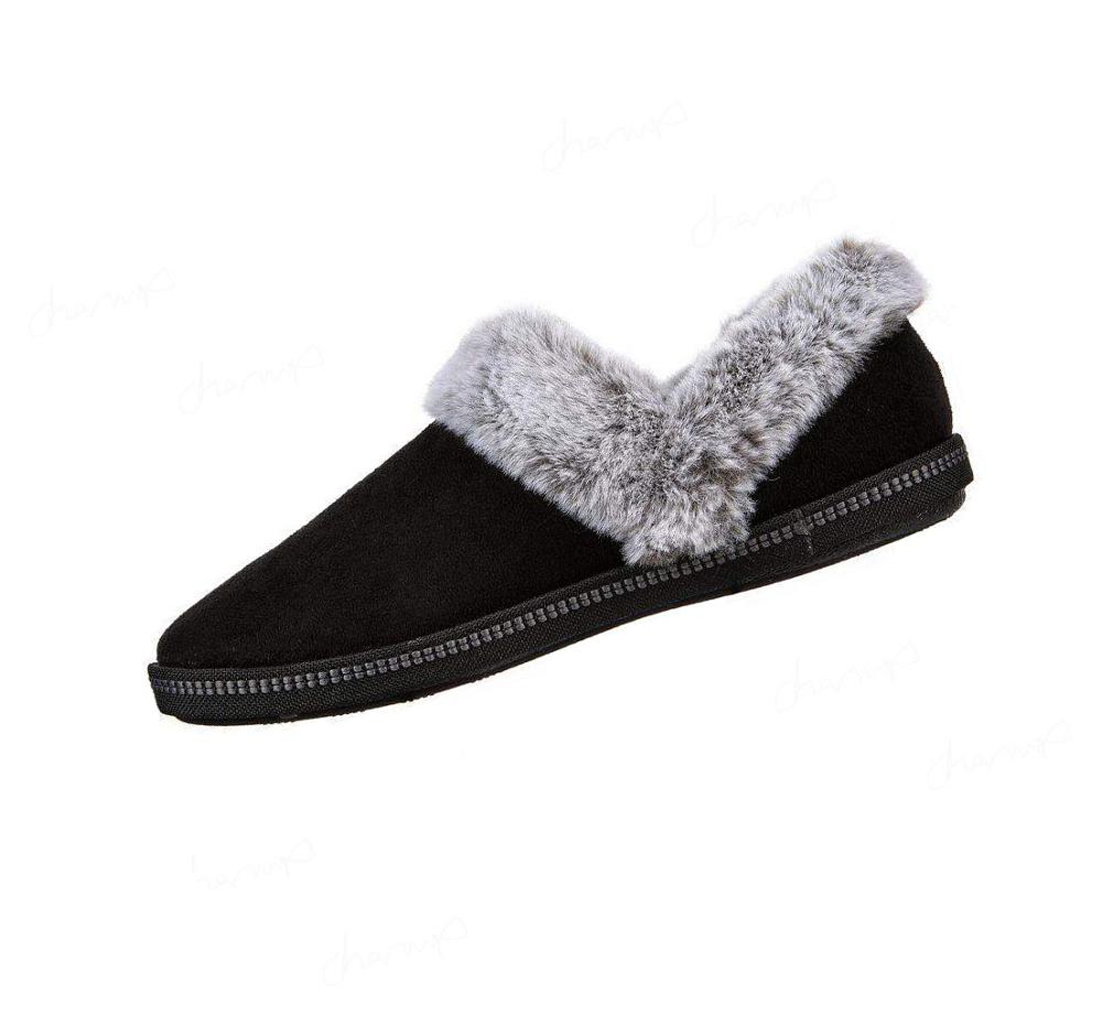 Pantuflas Skechers Cozy Campfire - Fresh Toast Mujer Negras | 62A2K_AR