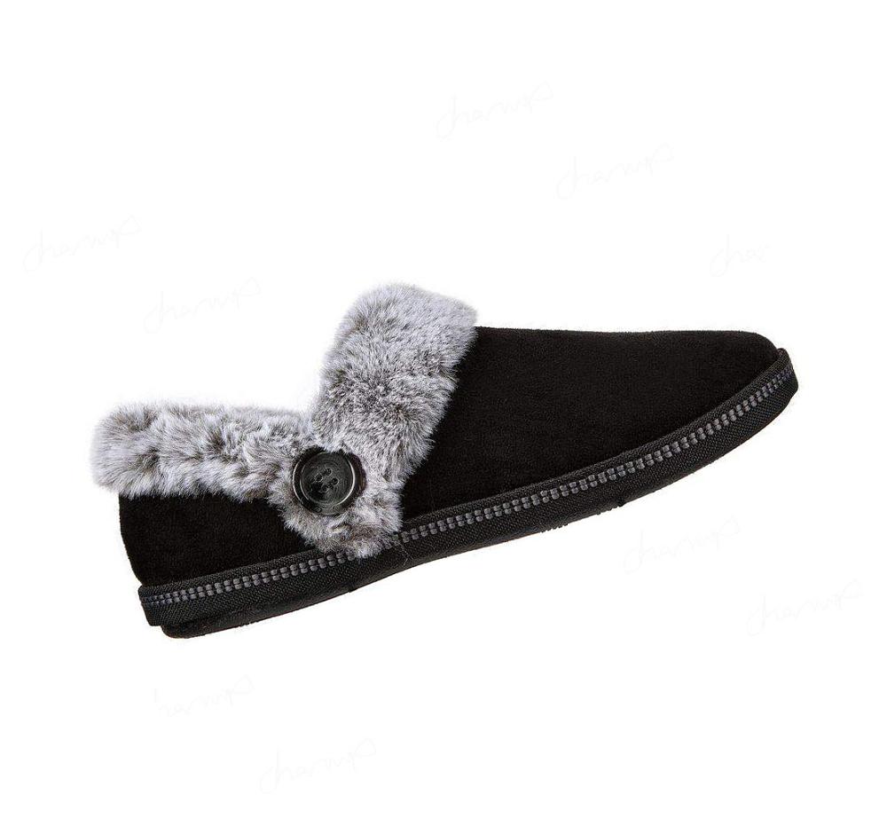 Pantuflas Skechers Cozy Campfire - Fresh Toast Mujer Negras | 62A2K_AR