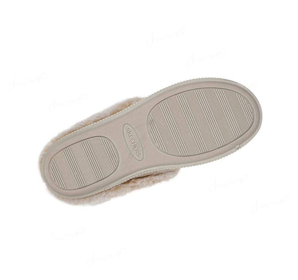 Pantuflas Skechers Cozy Campfire - Home Essential Mujer Beige | 61T6L_AR