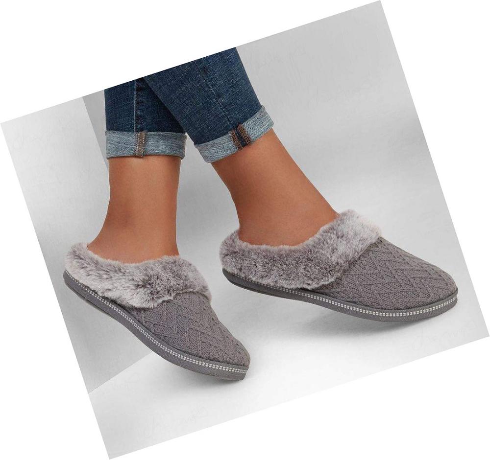 Pantuflas Skechers Cozy Campfire - Home Essential Mujer Gris | 61T8C_AR