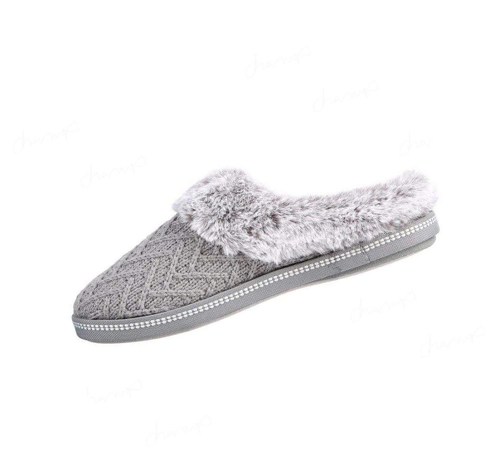 Pantuflas Skechers Cozy Campfire - Home Essential Mujer Gris | 61T8C_AR