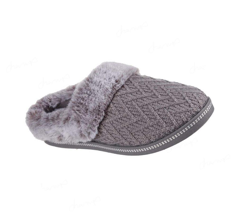 Pantuflas Skechers Cozy Campfire - Home Essential Mujer Gris | 61T8C_AR