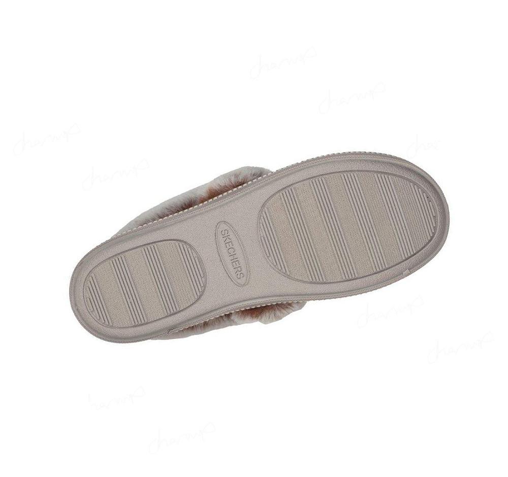 Pantuflas Skechers Cozy Campfire - Slumber Party Mujer Gris | 61A2L_AR