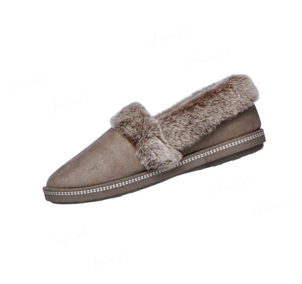 Pantuflas Skechers Cozy Campfire - Team Toasty Mujer Marrones Oscuro | 62018_AR