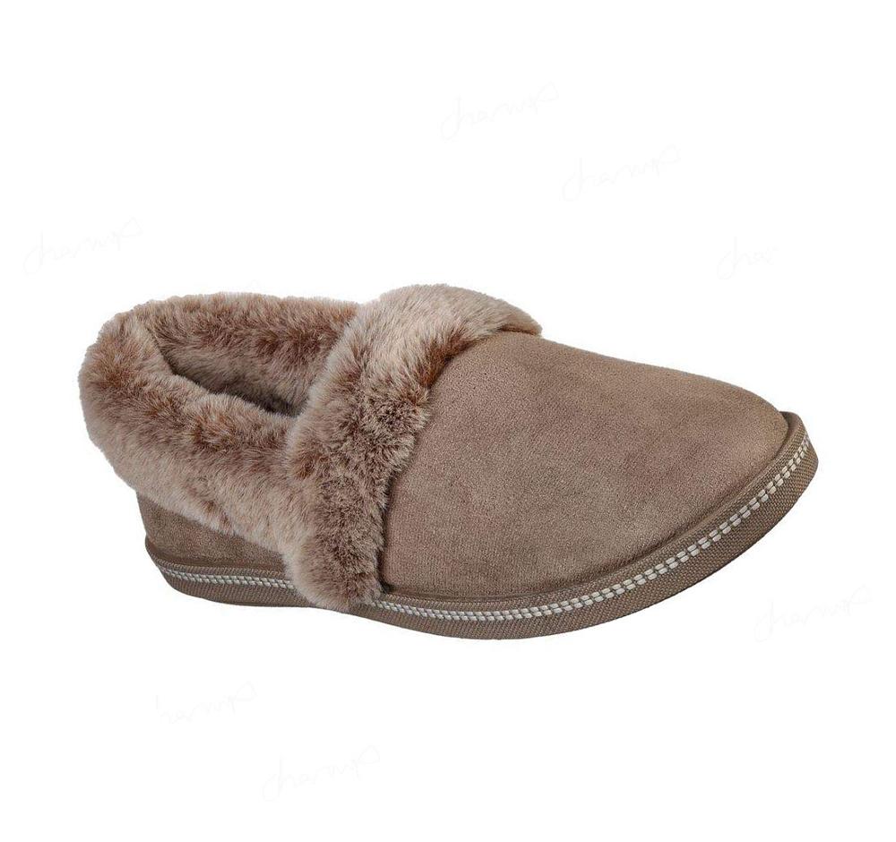 Pantuflas Skechers Cozy Campfire - Team Toasty Mujer Marrones Oscuro | 62018_AR