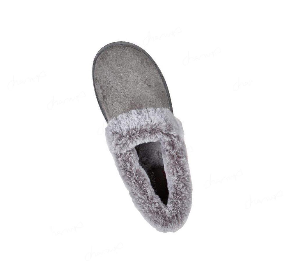 Pantuflas Skechers Cozy Campfire - Team Toasty Mujer Gris | 6205D_AR