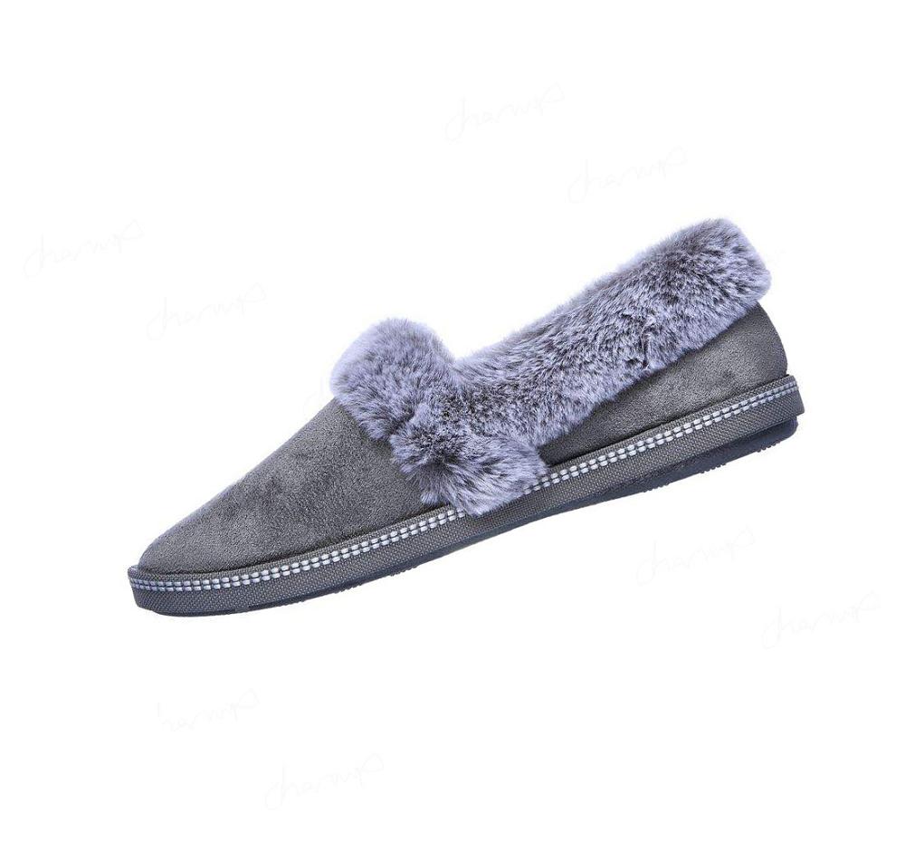 Pantuflas Skechers Cozy Campfire - Team Toasty Mujer Gris | 6205D_AR