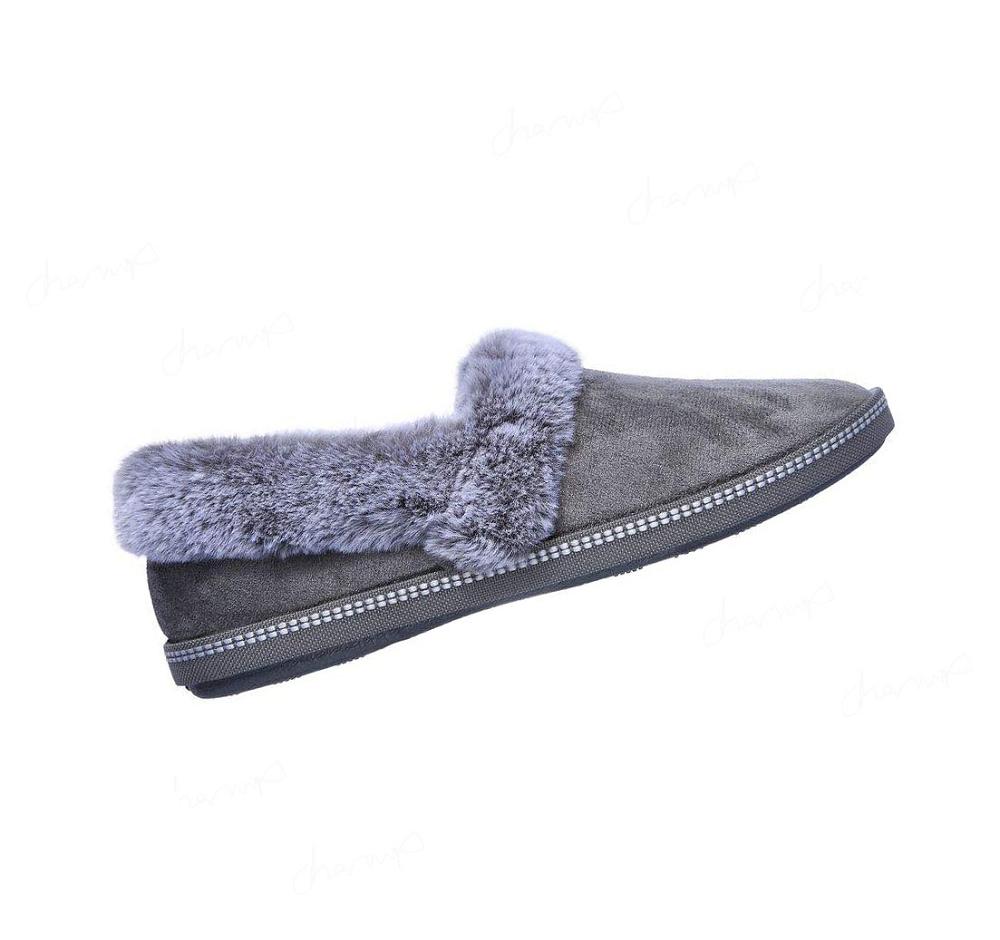 Pantuflas Skechers Cozy Campfire - Team Toasty Mujer Gris | 6205D_AR