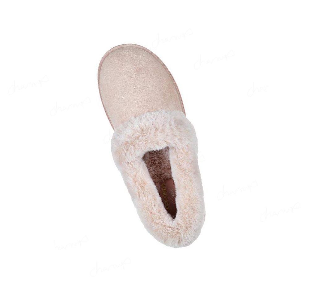 Pantuflas Skechers Cozy Campfire - Team Toasty Mujer Rosas | 621TP_AR