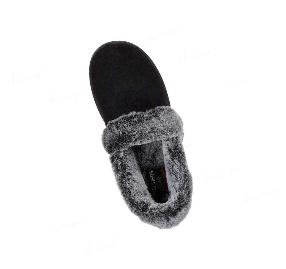 Pantuflas Skechers Cozy Campfire - Team Toasty Mujer Negras | 62260_AR